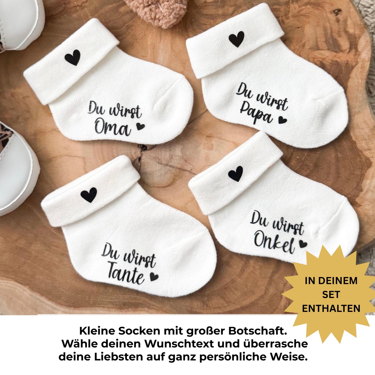 AKTIONSSET : zur Verkündung deiner Schwangerschaft