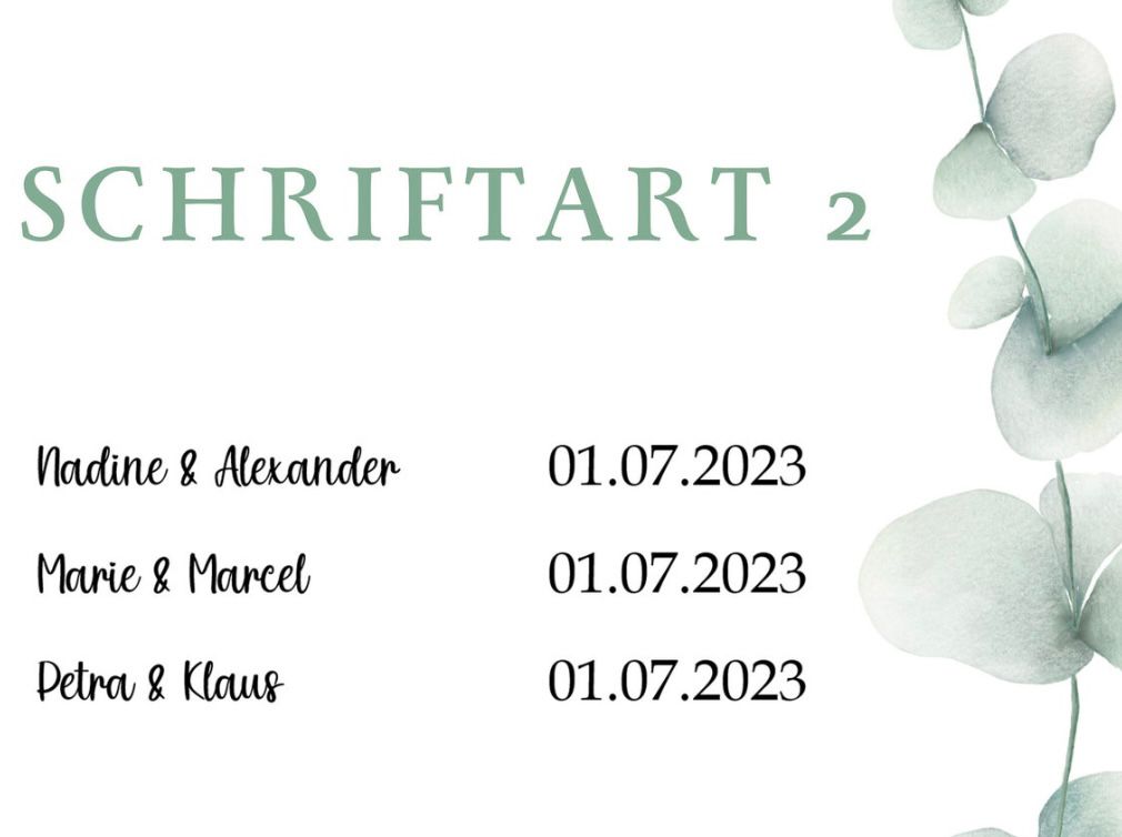 personalisiertes Strumpfband "EWIGE LIEBE" - NiJeKra