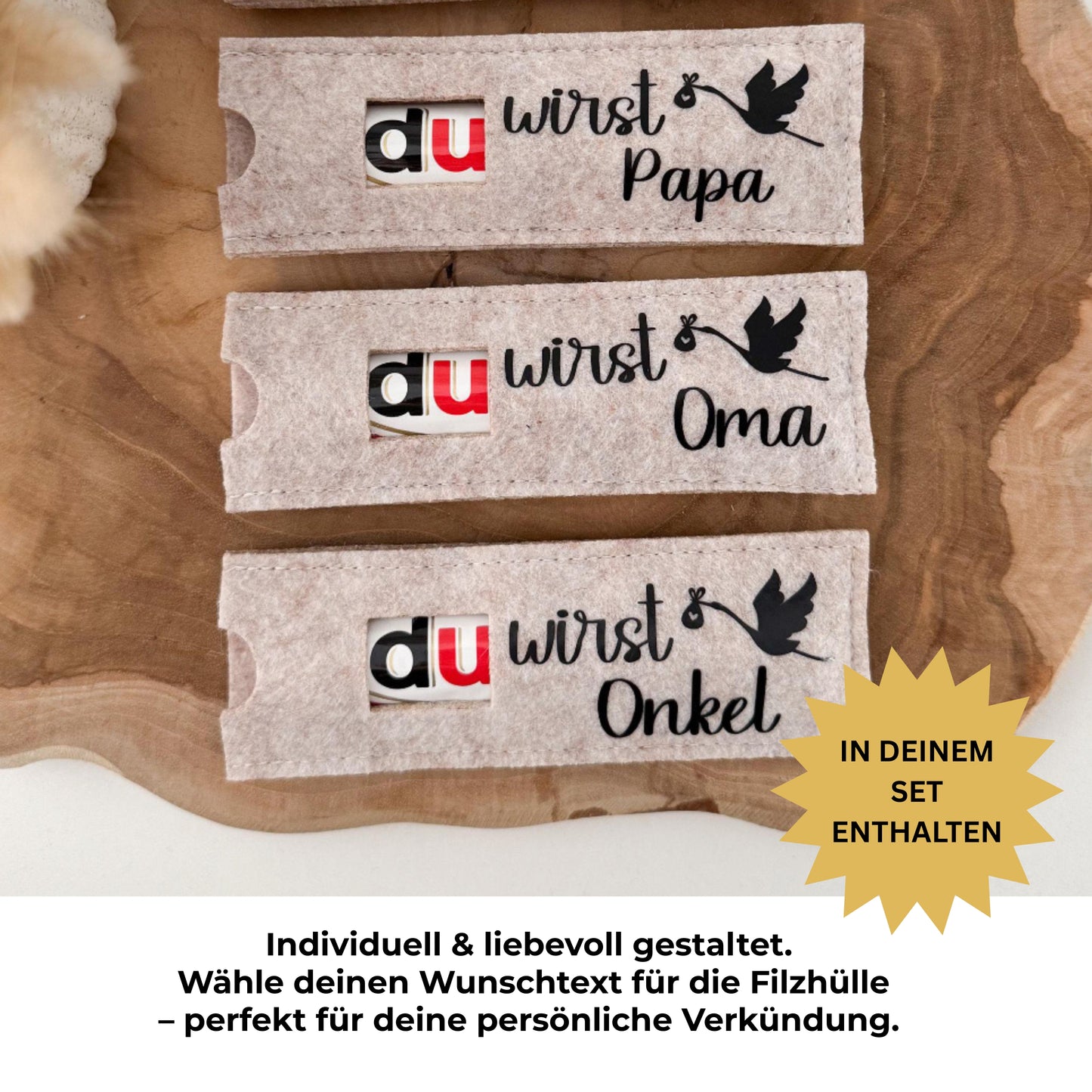 AKTIONSSET : zur Verkündung deiner Schwangerschaft
