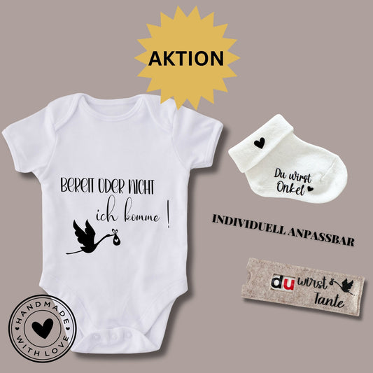 AKTIONSSET : zur Verkündung deiner Schwangerschaft - NiJeKra