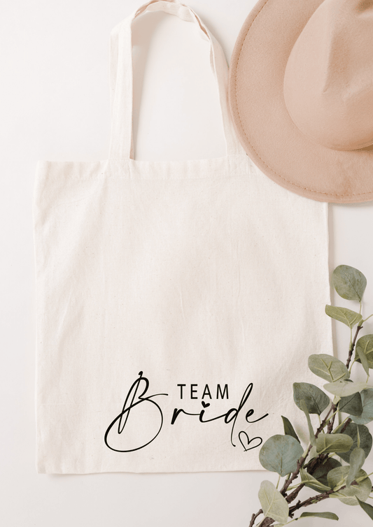 Baumwolltasche "TEAM BRIDE" - NiJeKra