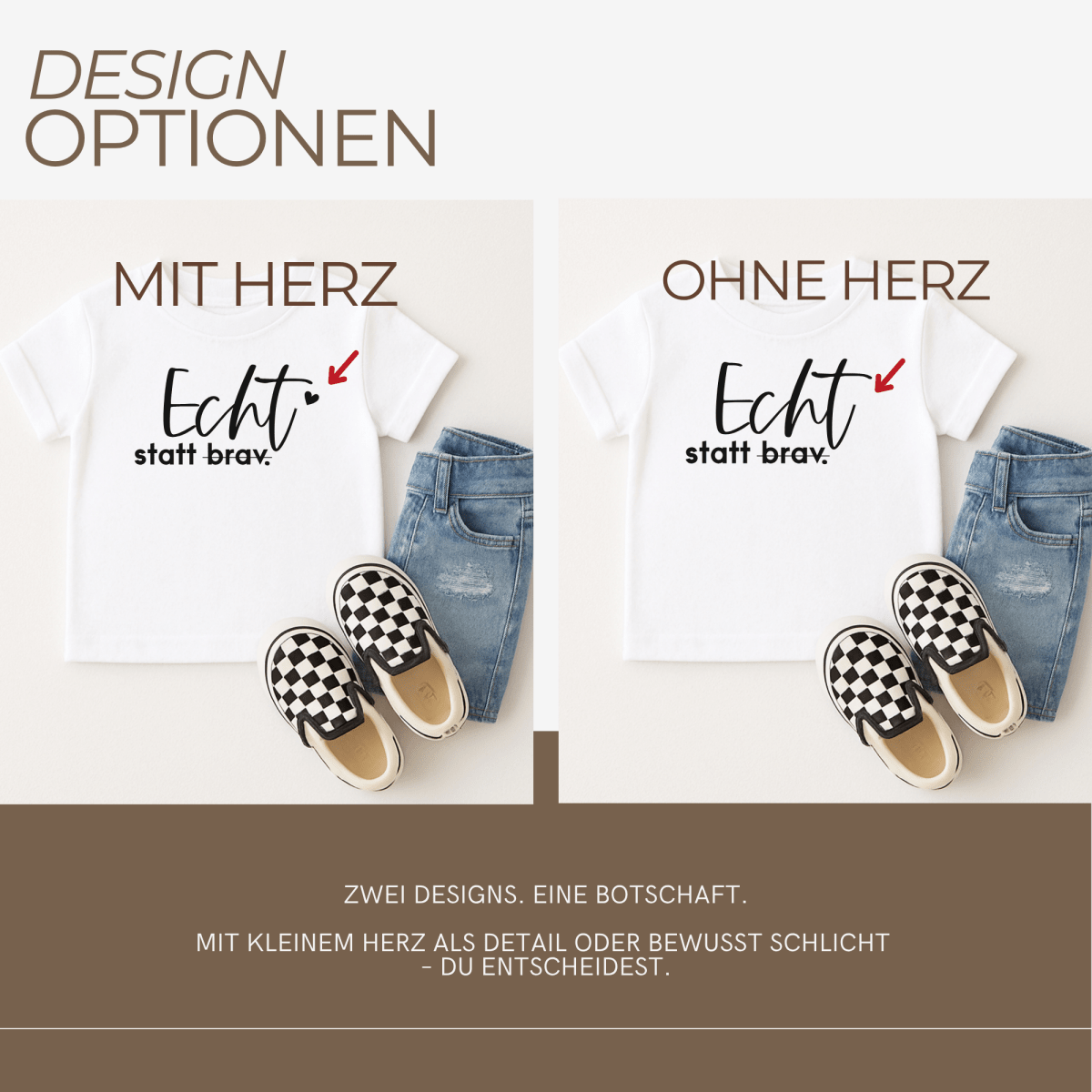 Echt statt brav – Statement T-Shirt - NiJeKra