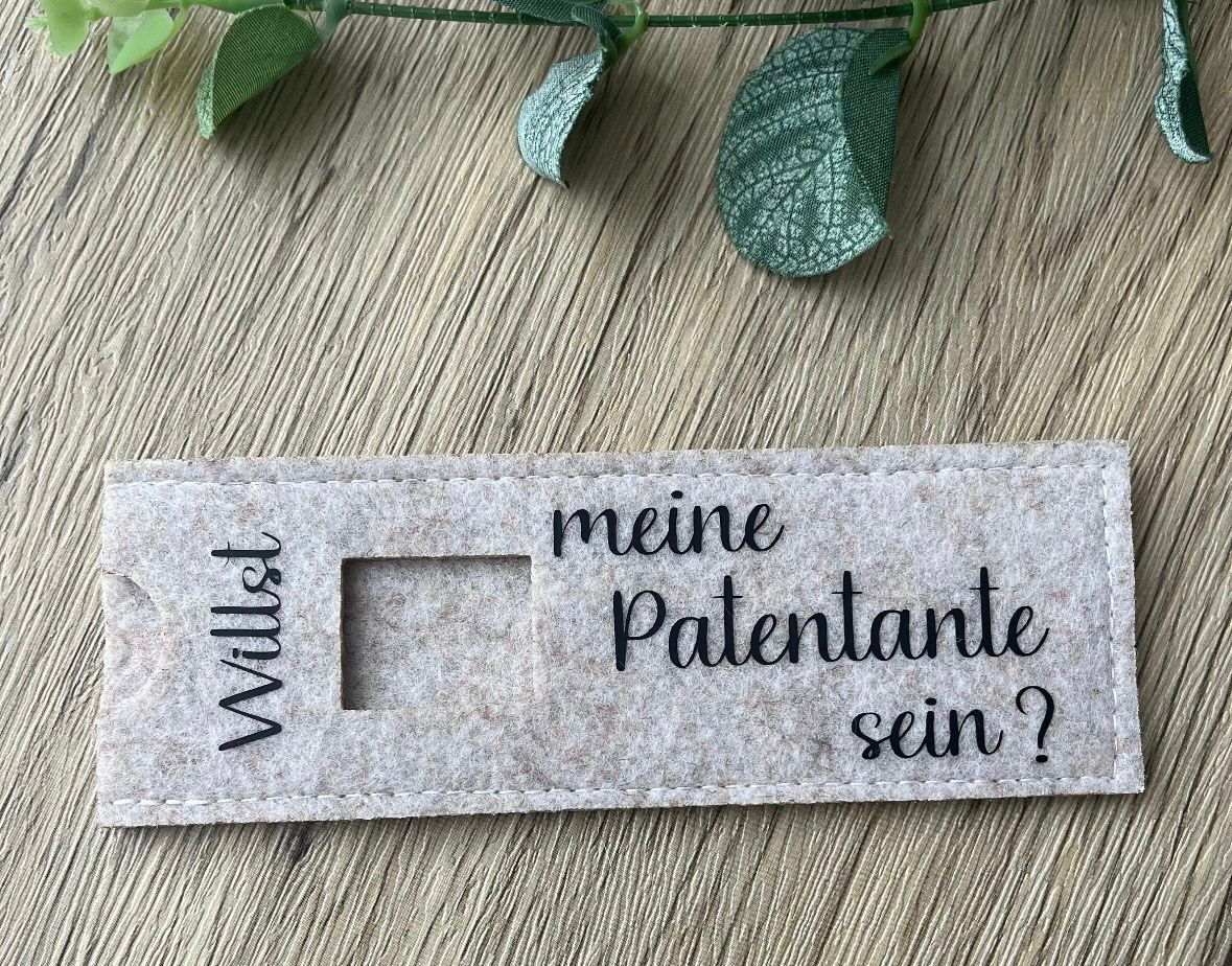 Filzhüllen für Schokoriegel "PATEN" - NiJeKra