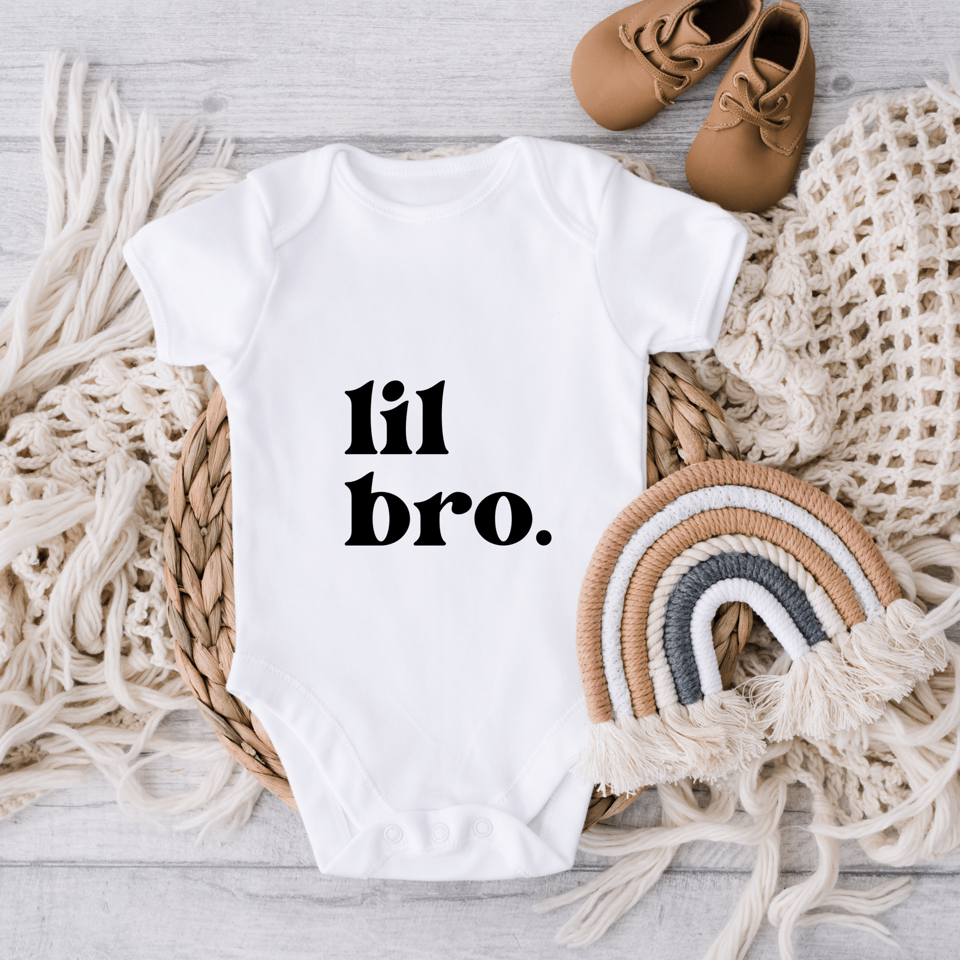 Geschwister T-Shirt + Babybody - "BIG BRO + LIL BRO" - NiJeKra