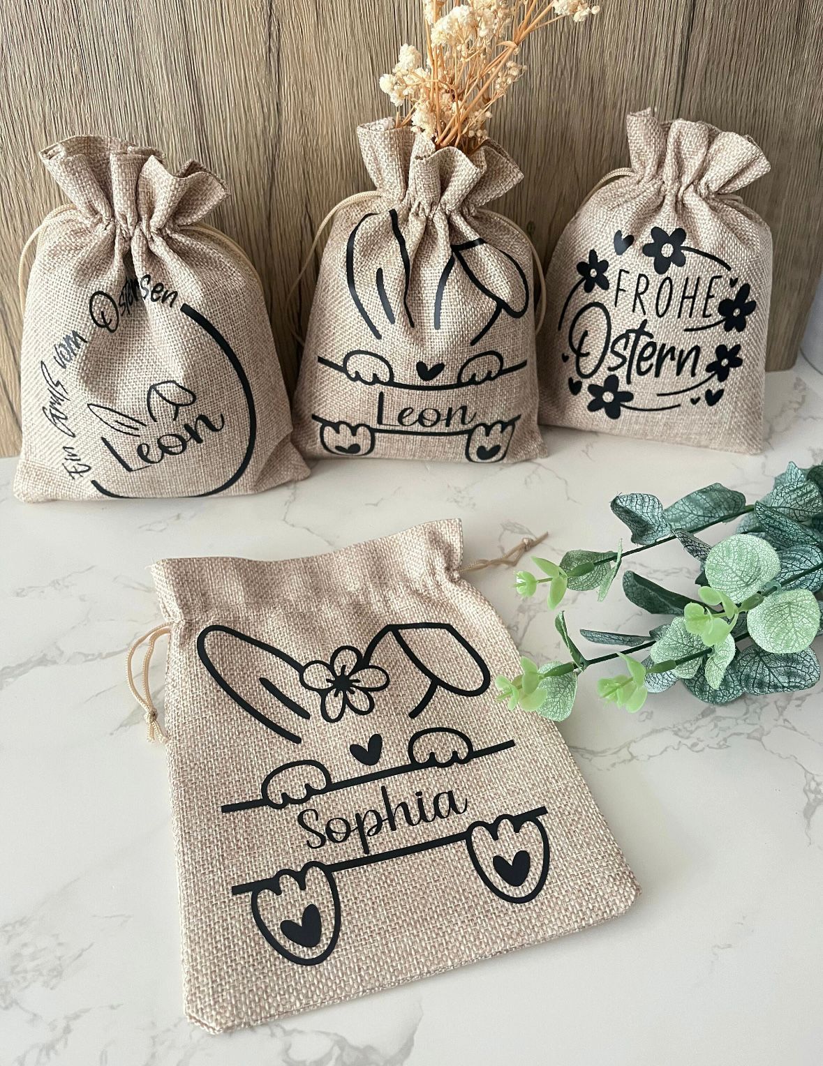 Jutesäckchen "OSTERN" - NiJeKra