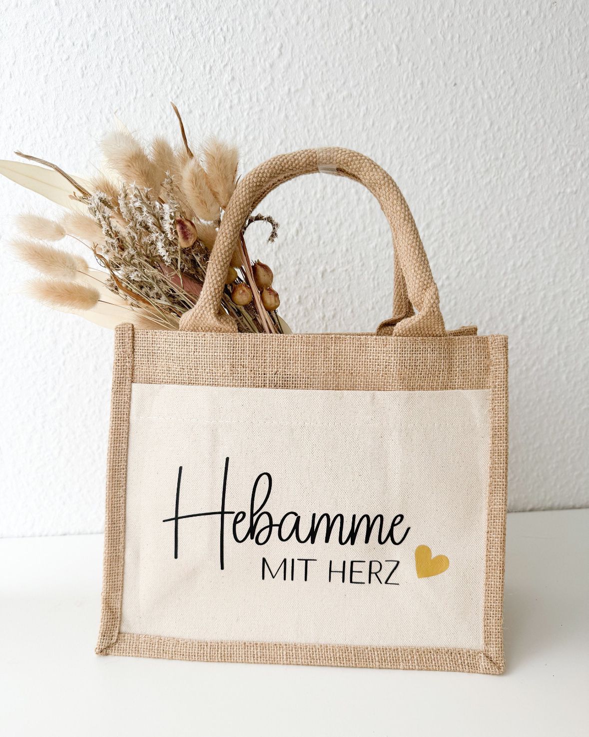 Jutetasche "BERUFE MIT HERZ" - NiJeKra
