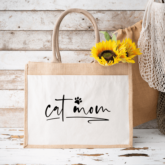 Jutetasche "CATMOM" - NiJeKra