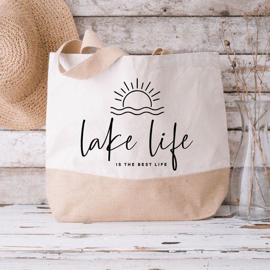 Jutetasche "LAKELIFE" - NiJeKra