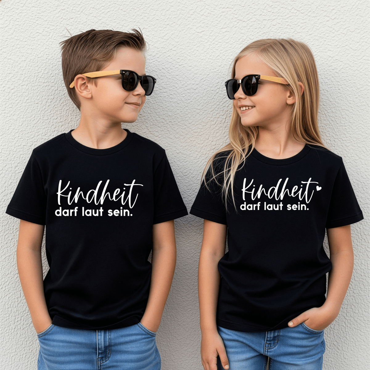 Kindheit darf laut sein – Statement T-Shirt - NiJeKra