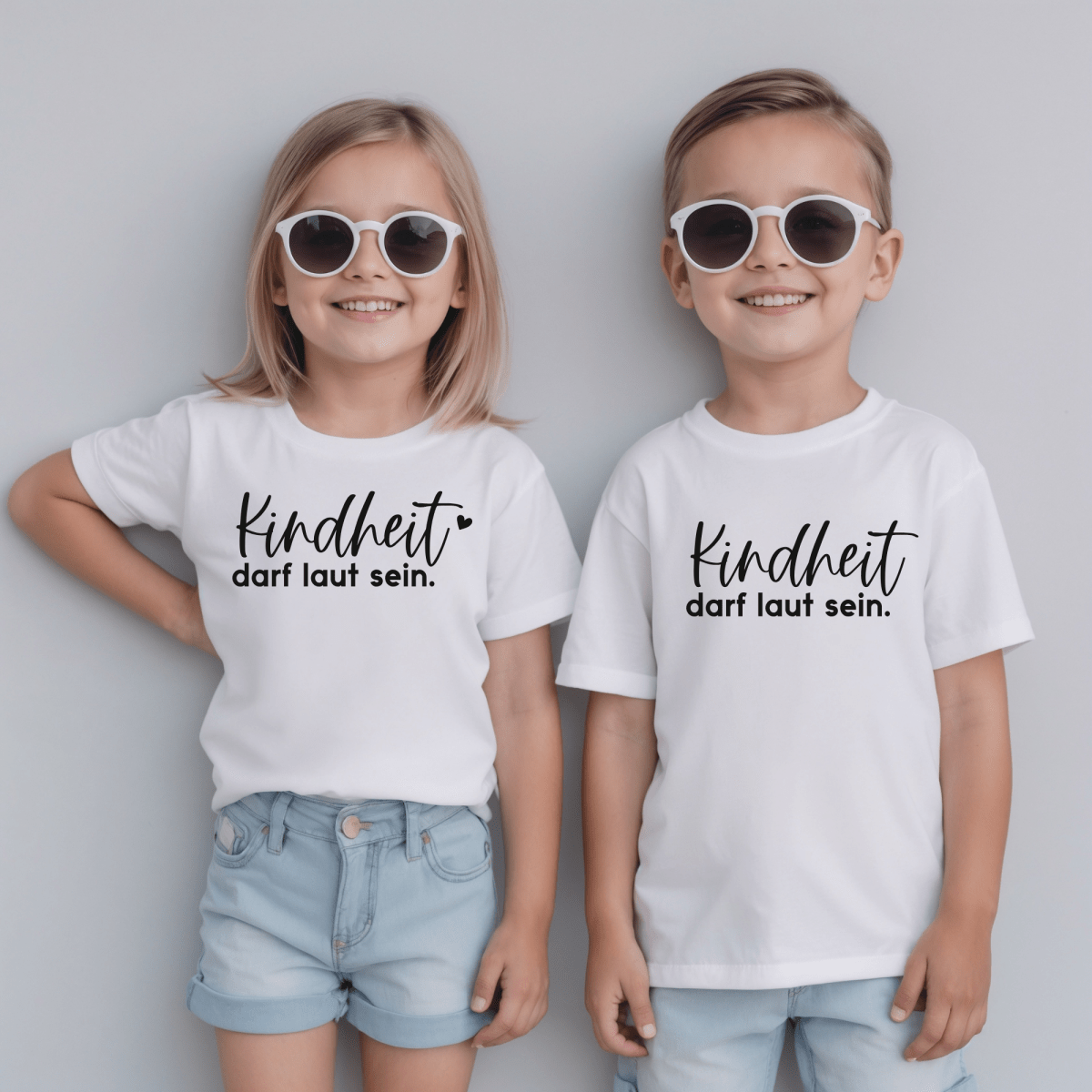 Kindheit darf laut sein – Statement T-Shirt - NiJeKra