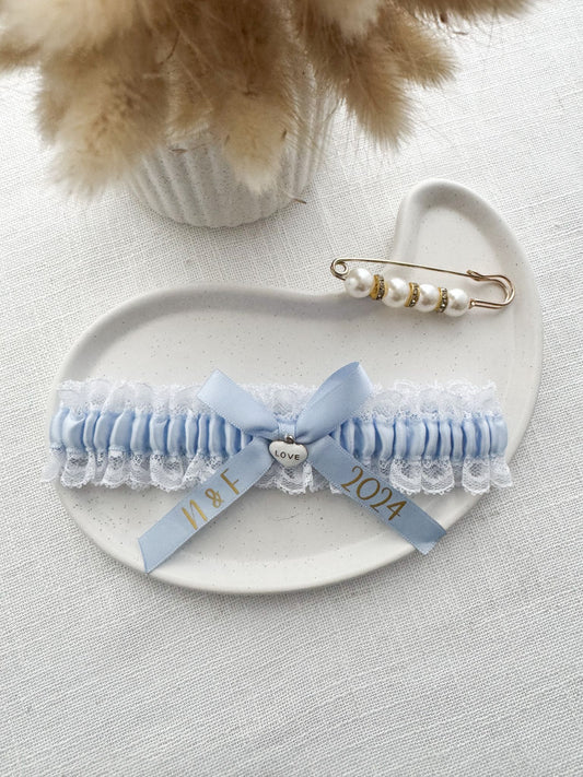 personalisiertes Strumpfband - "SANFTE TREUE" - NiJeKra