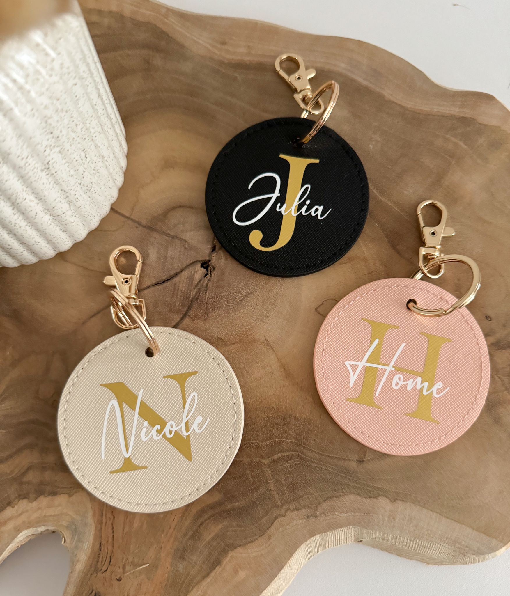 Schlüsselanhänger, personalisiert "RUNDE SACHE" - NiJeKra