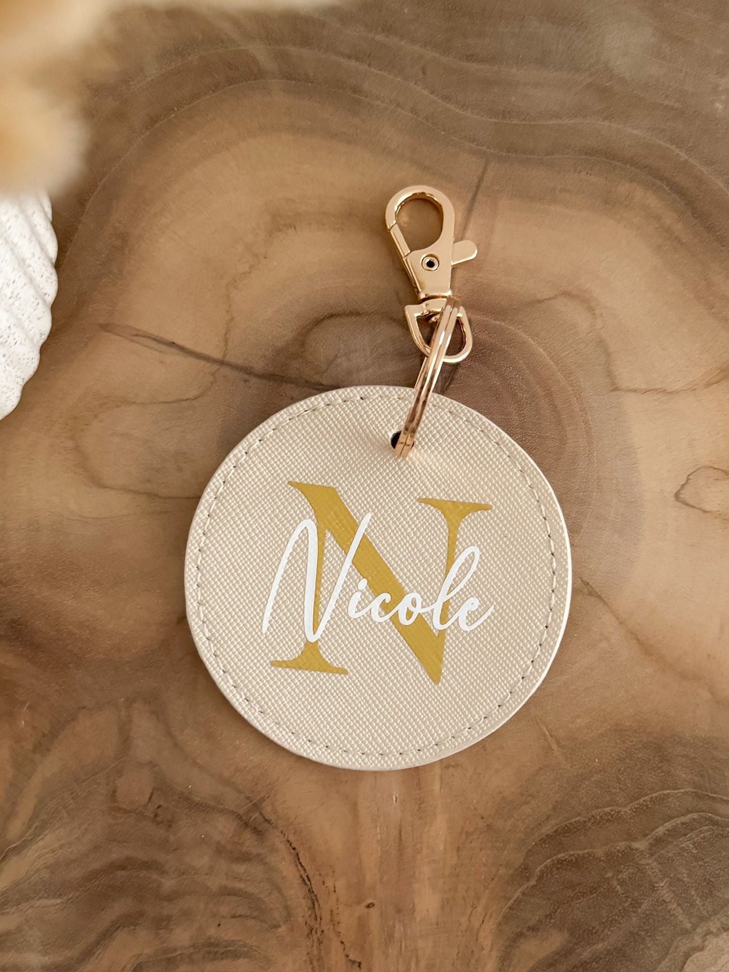 Schlüsselanhänger, personalisiert "RUNDE SACHE" - NiJeKra