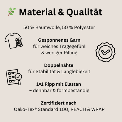 Statement - Sweatshirt für Kinder „Kind statt Konzept“ - NiJeKra